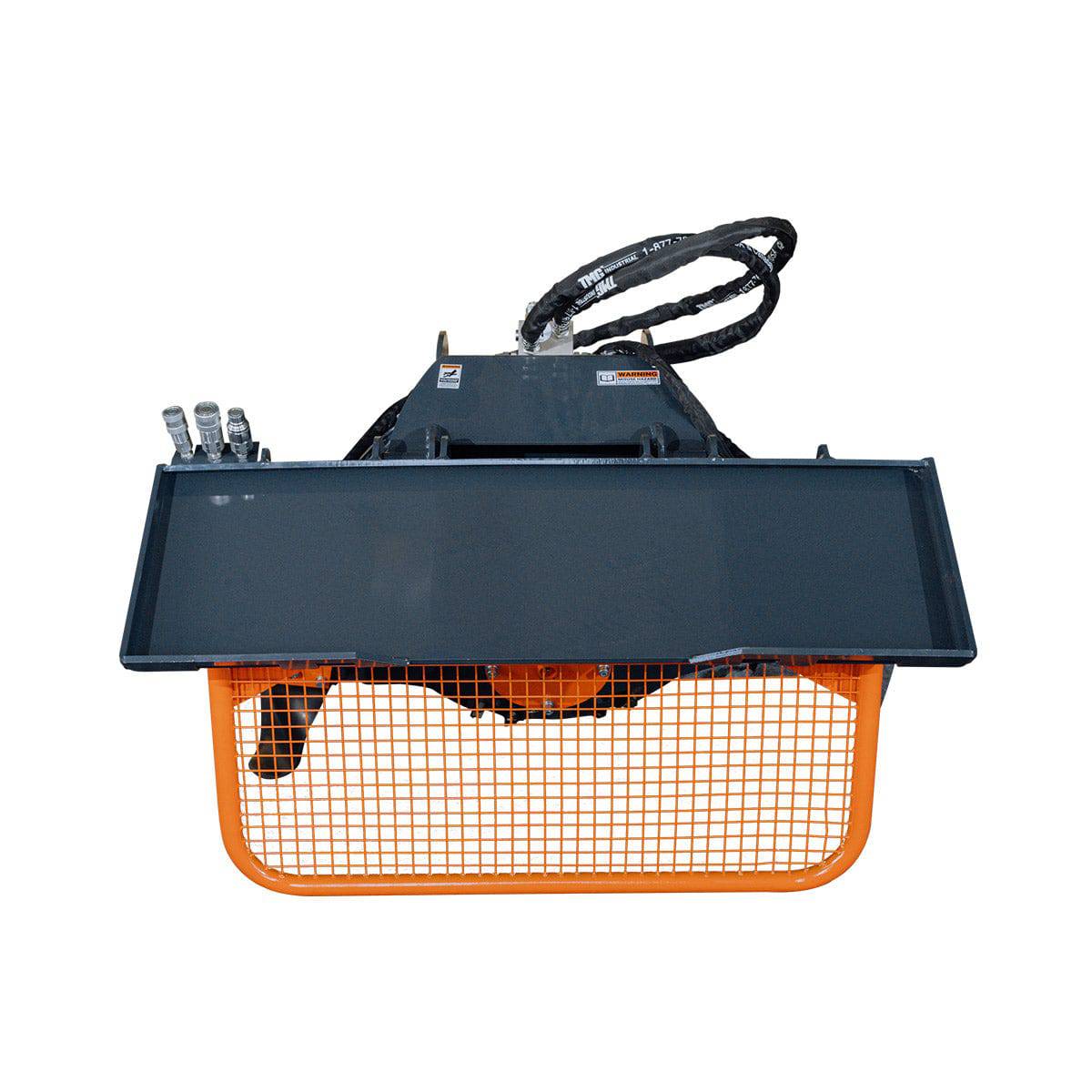 Skid Steer Stump Grinder, 24" Rotor Size, 7" Cutting Below Ground, Steel Carbide Teeth, TMG-SSG25